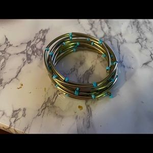Silver and Turquoise Bracelet